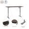 Bestar Bestar Upstand 30” x 72” Standing Desk in bark grey 175879-000047 - alternate 7